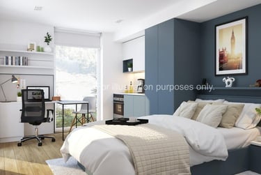 1 bed studio, Lower Bethesda Street, Hanley, Stoke, ST13DE - Image 10